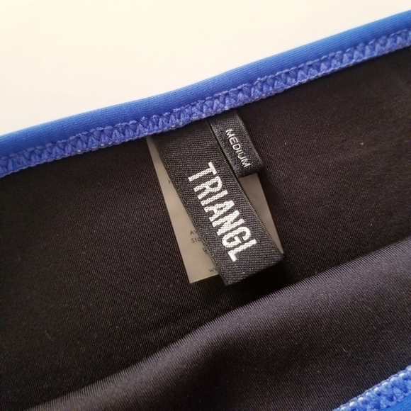 TRIANGL Blue Neoprene Swimsuit Bottom + Victoria's Secret Apollo Tops - Picture 12 of 13
